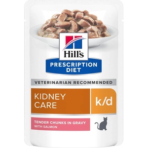 Hill's HILL'S PD Prescription Diet Feline k/d сьомга 85 г - пакетче