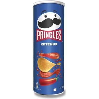 Pringles - slané snacky - kečup, 165 g
