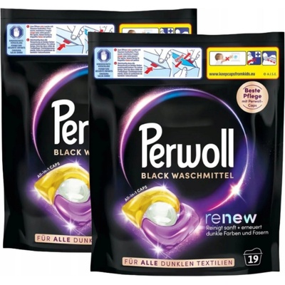 Perwoll Renew prací kapsle na černé prádlo 40 PD