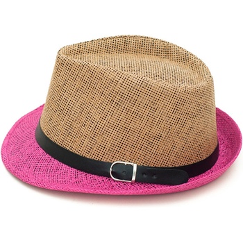 Art of Polo Letní klobouk dvoubarevný béžovorůžový cz15160.12