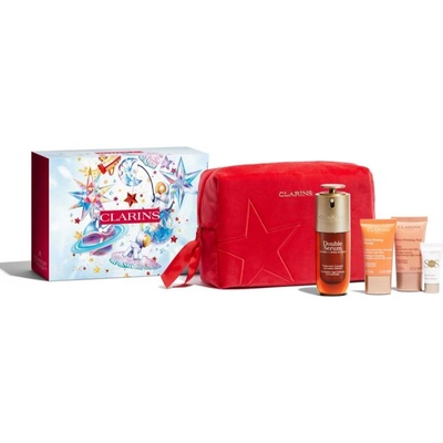 Clarins Double Serum & Extra Firming Collection подаръчен комплект за зряла кожа Luminosity