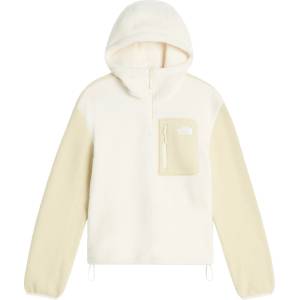The North Face Дамски поларен пуловер The North Face Women's Yumiori 1/4 Zip Hood Novelty Fleece jumper - White Dune / Desert Stone (105-8022-0214)