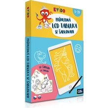 Albi Priehľadná LCD tabuľka s 30 šablónami Kvído