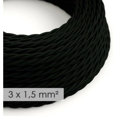 Creative Cables TM04 3x1,5mm² černá 1 m
