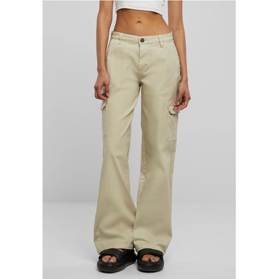 Urban Classics Дамски Дънки с Висока ТалияLadies High Waist Straight Denim Cargo Pants offwhite raw 29UB-TB6037-03681 - Камуфлаж, размер 32