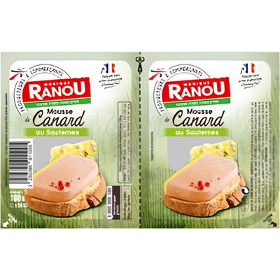 Monique Ranou Jemná kachní paštika 2x50g 100g