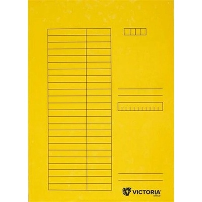VICTORIA OFFICE Doska s chlopňami A4 žltá
