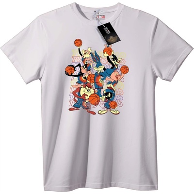 NOONEBRAND Тениска Looney Tunes Баскетбол - XS, Black
