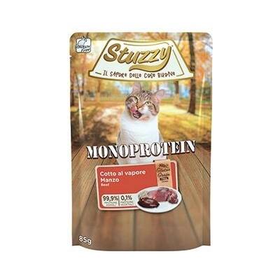 Schesir Stuzzy Cat Monoprotein Hovězí paté, 85 g