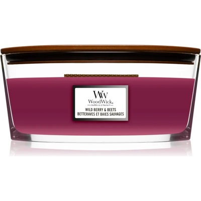 WoodWick Wild Berry & Beets ароматна свещ с дървен фитил (hearthwick) 453, 6 гр