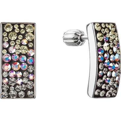 Pavona stříbrné visací náušnice se Swarovski krystaly měsíční 31303.3 moonlight