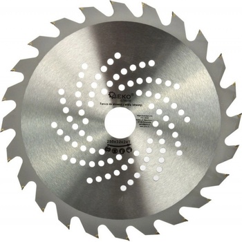 GEKO Kotouč pilový vidiový s otvory, 250x32x24T