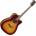 Yamaha FGC-TA Brown Sunburst Електро-акустична китара Дреднаут