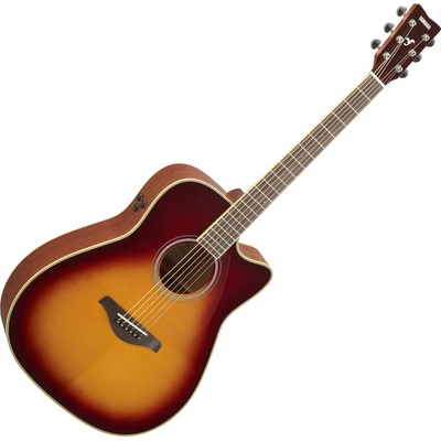 Yamaha FGC-TA Brown Sunburst Електро-акустична китара Дреднаут
