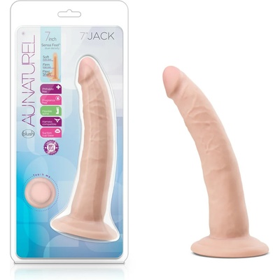 Пенис дилдо с двойна плътност, натурално усещане, 19см. - Jack Vanilla (BLUSH01232)