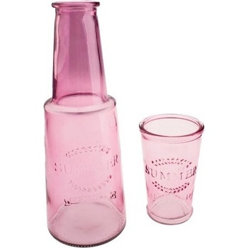 Dakls Karafa se skleničkou růžová 800 ml + 280 ml
