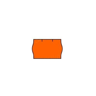 Etikety do etiketovacích klieští, typ CONTACT, zaoblené, 25 x 16 mm, oranžové, 1125 ks