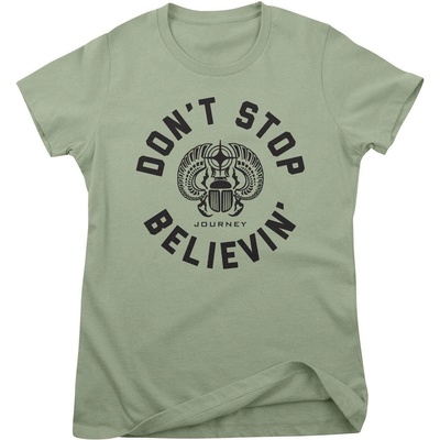 Journey Don't Stop Believin' Circle Шам фъстък XL Дамски Риза (PA-5-JOUR003-PAPL2804-PC-XL)