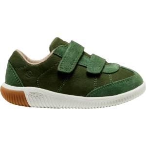 KEEN Детски обувки barefoot Keen Kid's KNX T-Toe DS Sneakers - Bronze Green / Star White - размер 30 (EU) (702-4100-0415)