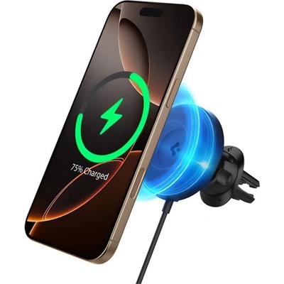 Spigen Държач за кола spigen onetap pro4 за вентилация, 15w, ЧЕРЕН acp08542 (acp08542)