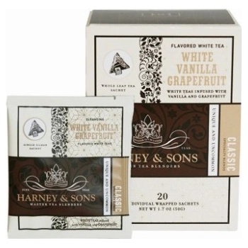 Harney and Sons Bílý čaj s vanilkou a grapefruitem 20 ks