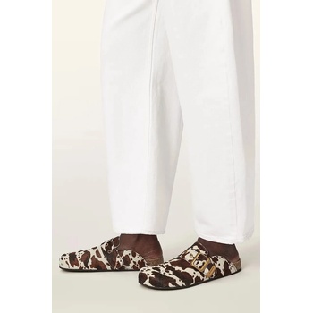 AllSaints чехли сабо дамски кожени Staffa Mule (W049FE)