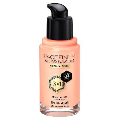 Facefinity All Day Flawless 3In1 C50 Natural Rose 30ml foundation - Beige