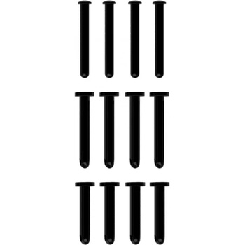 Shots Toys Резервни щифтове за пенис клетки ManCage черни