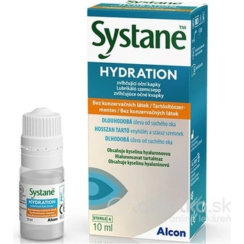 Alcon Systane Hydration očné kvapky bez konzervantov 10 ml