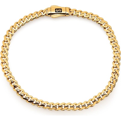 iZlato Forever Monaco Chain bracelet Classic Plain lock 5 mm IZ30804N