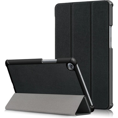 Vsetkonamobil 131347 LEATHER Zaklápací kryt pre Huawei MediaPad M5 8.4 čierny