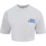 Rose London Детска тениска Rose London Sports Crop T-shirt Junior GIrls - Grey Marl