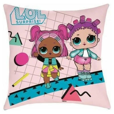 Halantex LOL baby polštář panenky 3663 L.O.L. růžový 40 x 40 cm