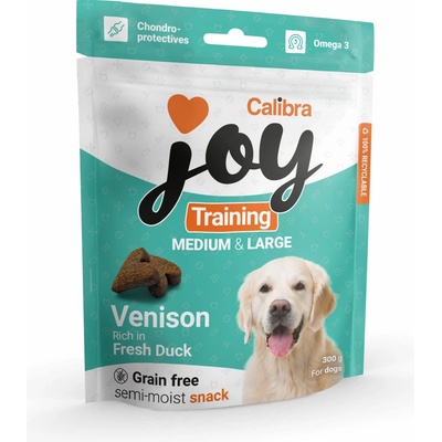 Calibra Joy Dog Training M&L Venison&Duck 300 g