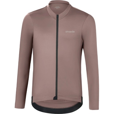 straede Фланелка с дълъг ръкав за колоездене straede Aerlig Thermal Longsleeve Cycling jersey - Grit (056-3820-0313)