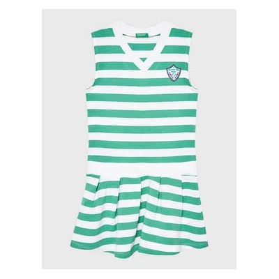United Colors Of Benetton Лятна рокля 38PMCV00A Зелен Regular Fit (38PMCV00A)