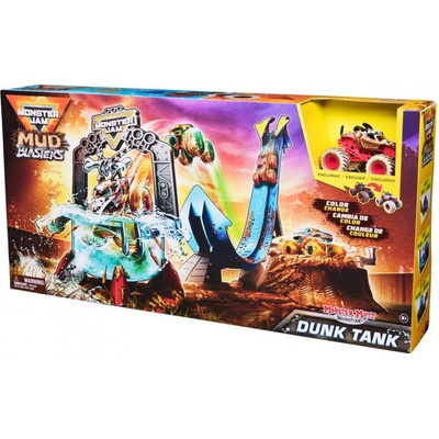 Monster Jam Truck Wash hrací set 1:64
