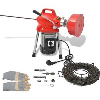 Image 1 of vidaXL Машина за почистване на тръби, 250 W, 12, 5мх16мм, 4, 5мх9, 5мм (141882)