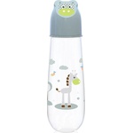 Baby Care Бебешко шише с релефна капачка Lorelli - Baby Care, Animals, 250 ml, Green (10200760004)