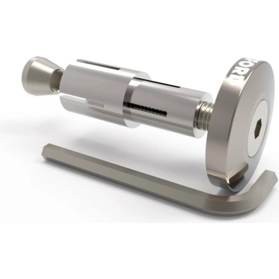 Závažie riadidiel Bar Ends 2 s kónusom pre vnútorný priemer 13 a 18 mm (vonkajší 22 a 28,6 mm), OXFORD - Anglicko (strieborné, pár) M003-102
