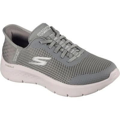 Маратонки Skechers Go Walk Flex Grand Entry trainers - Grey (Olive Textile/Trim)