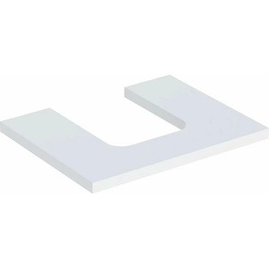 Geberit Плот за мивка Geberit One с централен изрез 60 см, матово бяло (505.271.00.2)
