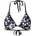 Bogner Fire+Ice Дамско бикини горнище Bogner Fire+Ice Women's Gaby3 Bikini top - Black / White - размер 38 (EU) (150-4616-0513)