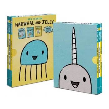 Narwhal and Jelly Box Set (Paperback Books 1, 2, 3, and Poster) | Ben Clanton