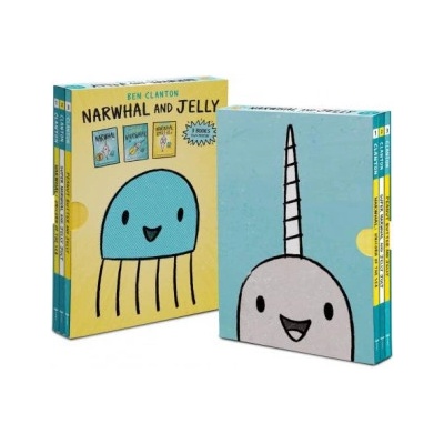 Narwhal and Jelly Box Set (Paperback Books 1, 2, 3, and Poster) | Ben Clanton