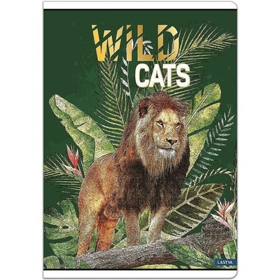 Lastva Тетрадка LASTVA Wild Cats, A4, 52 л, офсет 80 г (10502188)