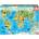Educa 150 Pcs World Map Animals Puzzle (018115)