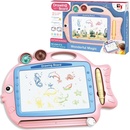 HM Studio Kreslící tabulka rybka 2 v 1 oboustranná