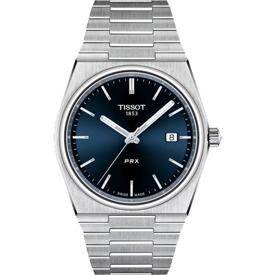 Tissot Мъжки часовник Tissot PRX 137.410. 11.041. 00, Сребрист / Син (TIS137.410.11.041.00)