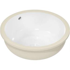 Hansgrohe Xuniva S - Вградена мивка, диаметър 35 см, с преливник, SmartClean, бяла 61046450 (61046450)